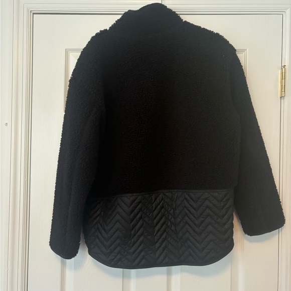 Athleta Cozy Sherpa Snap Sweatshirt - Picture 5 of 7